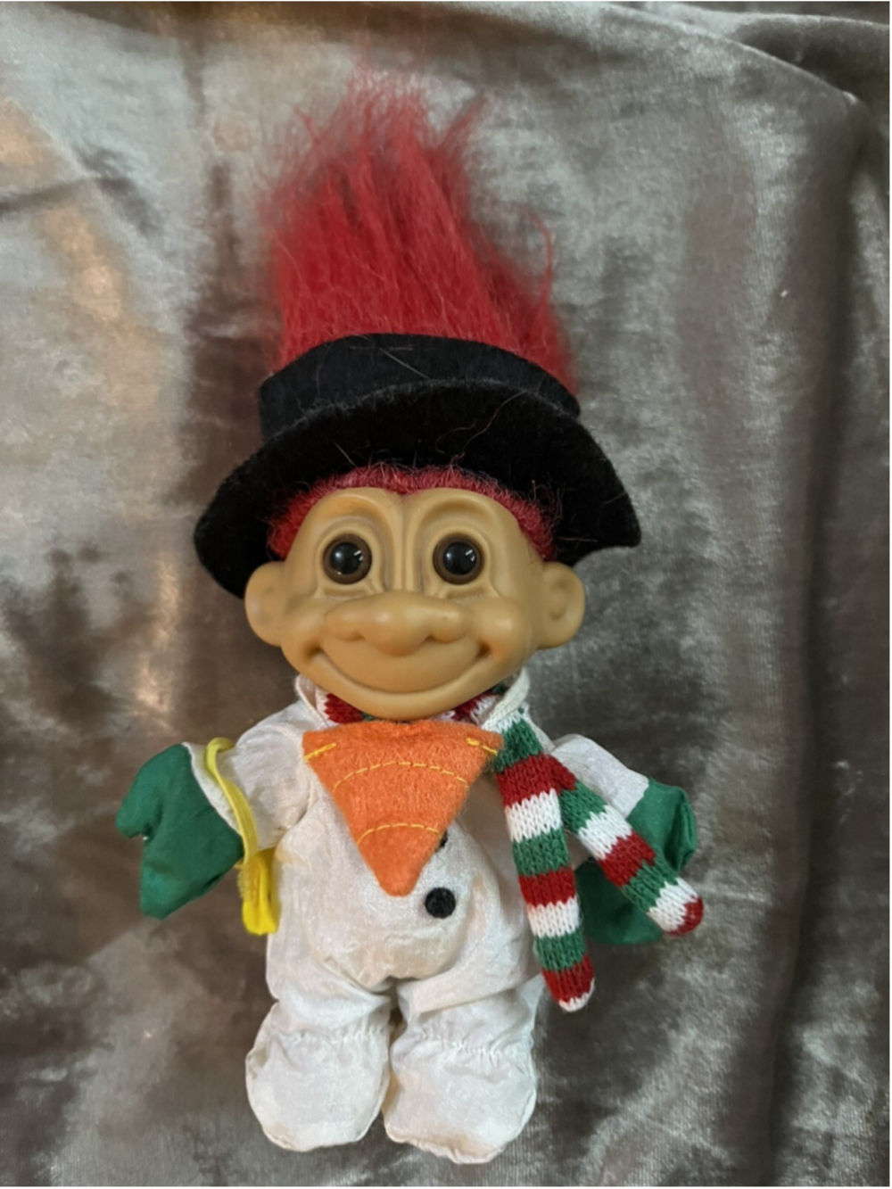 CHRISTMAS SNOWMAN - 5" Russ Troll Doll - NEW IN ORIGINAL BAG